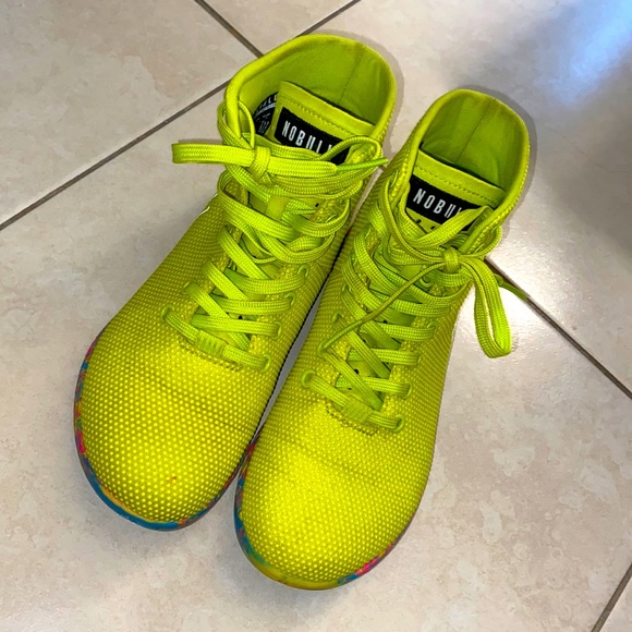 NOBULL High Top Neon Trainers - Picture 3 of 7